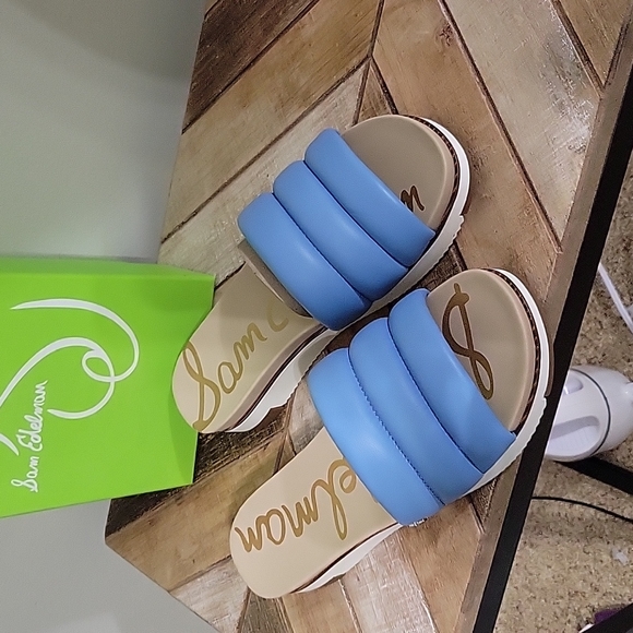 SAM EDELMANAnnalisa Leather Platform Sandals - Picture 1 of 4